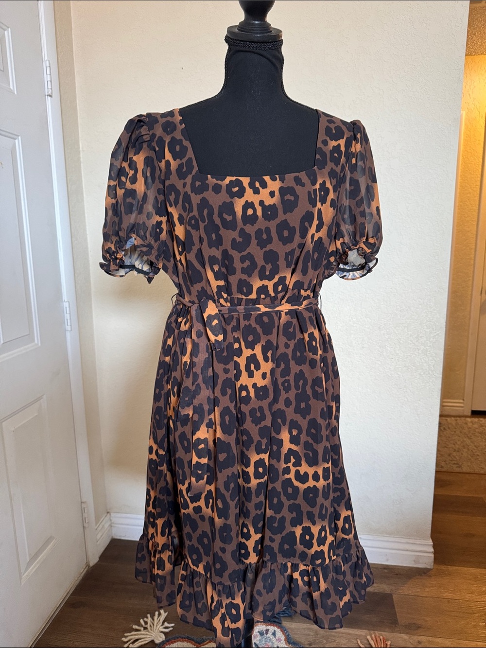 NWT Sourpuss cheetah dress 2x
